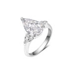 3ct Pear Shape Engagement Ring - Image 2