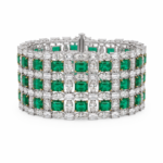 Emerald & Diamond Bracelet, 50.39ct