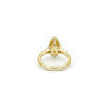 3ct Yellow Pear-Shaped Ring - Image 3