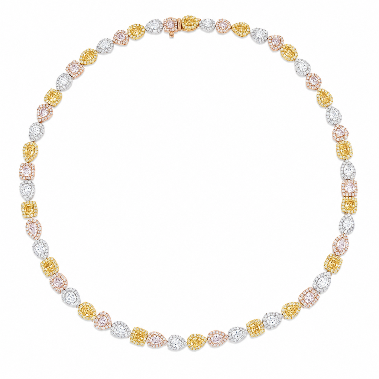 AF615A45-F521-40F4-8424-3ADDE9947356 Multi-Colored Diamond Necklace - Image 1