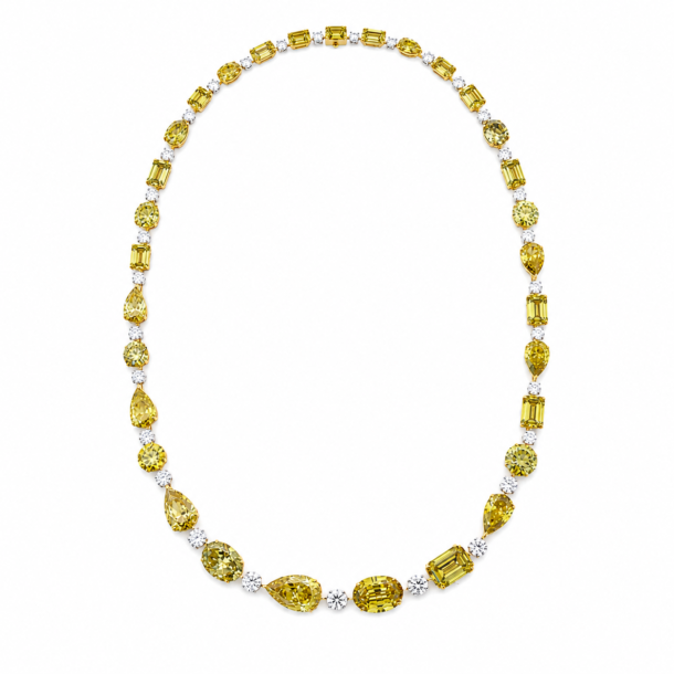 38.37ct Zimmi Multi Shape Necklace