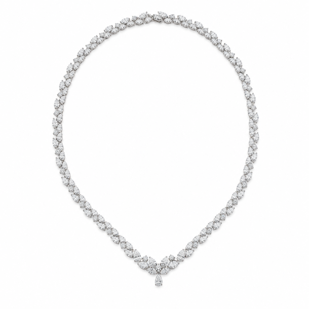 31.94ct White Diamond Necklace