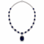 21.37ct Sapphire and 25.88ct Diamond Necklace