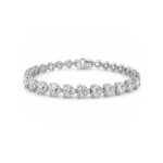 20.55ct Heart-shaped Diamond Bracelet