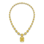 134ct Fancy Yellow Diamond Necklace