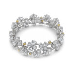 27.9ct Flower Diamond Bracelet