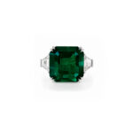 12.28ct Emerald and Diamond Ring