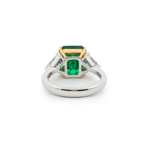 4.86 Zambian Emerald Three-Stone Ring - Image 2