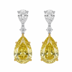 8.88ct Each Fancy Light Yellow Earrings
