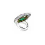 5.92ct Marquise Emerald & 4.21ct Diamond Ring - Image 2