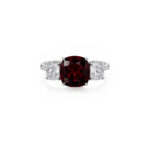 4.29ct Ruby Three-Stone Ring