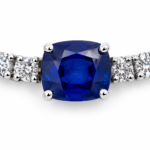 Sapphire and Diamond Tennis Necklace - Image 2