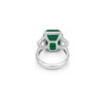 12.28ct Emerald and Diamond Ring - Image 3