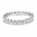 19.93ct Marquise Diamond Tennis Bracelet in White Gold