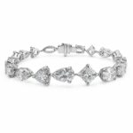 1ct Each Multi-shaped Tennis Bracelet 18.41ct