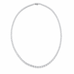 17ct Round Diamond Necklace