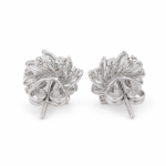 1.5ct Each Fancy Light Green Yellow and White Diamond Earrings - Image 2