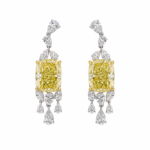 5.96ct & 5.90ct Fancy Yellow Diamond Earrings