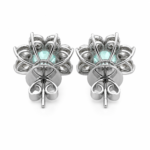 9.14ct Paraiba and Diamond Earrings - Image 2