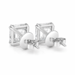 8.03ct & 8.02ct Asscher Cut Studs - Image 2