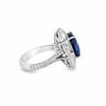 6.22ct Unheated Kashmir Sapphire Ring - Image 2
