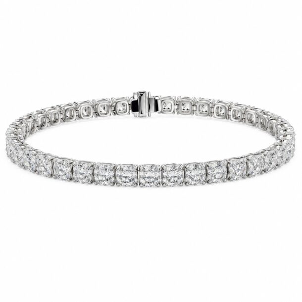 13.29ct Cushion Cut Diamond Bracelet