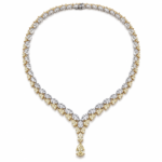 54.68ct White and Yellow Diamond Necklace