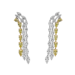 14.33ct Yellow Diamond Cascading Earrings