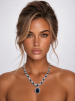 21.37ct Sapphire and 25.88ct Diamond Necklace - Image 3