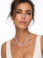 37.18ct Marquis Diamond Necklace - Image 2