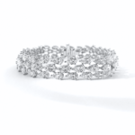 17.46ct Multi-Row Pear Diamond Bracelet