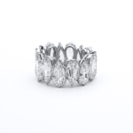 14ct Fancy Cut Diamond Eternity Ring
