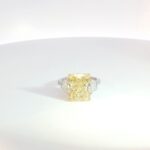 7.12ct Radiant Cut Fancy Yellow Internally Flawless