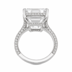 12.39ct Asscher Cut Diamond Ring - Image 2