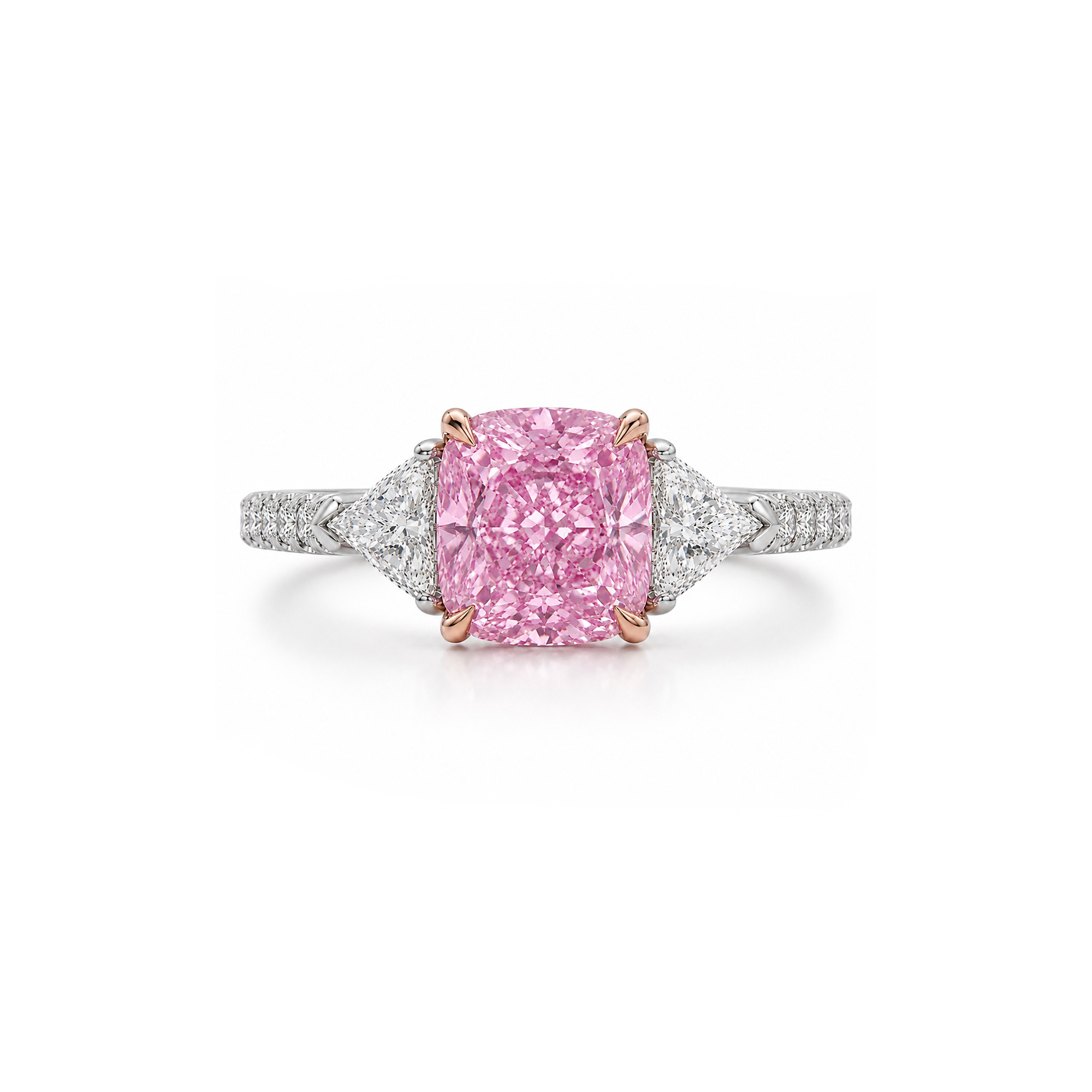 1-26 2.07ct Fancy Purplish Pink Diamond Ring - Image 1