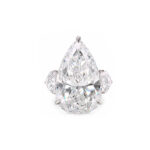 8.90ct Pear Shape Diamond Ring