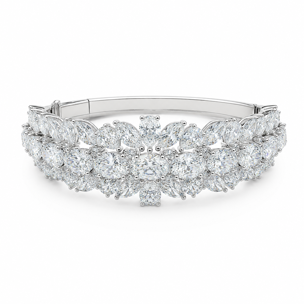 6D6AD8F2-8707-4B25-968B-2137C23EC48F 18.67ct Diamond Bangle - Image 1