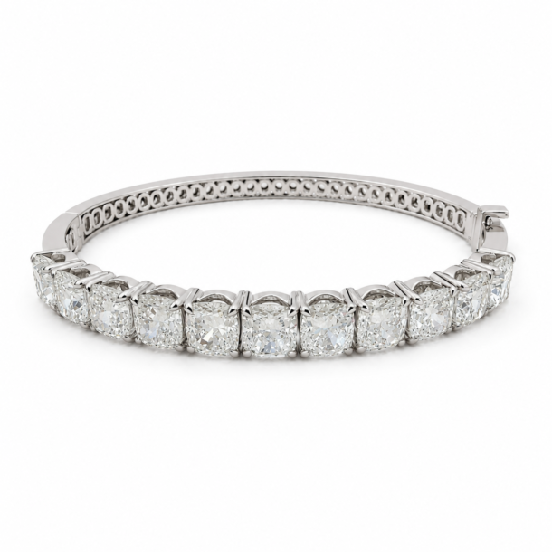 11.10ct Diamond Bangle