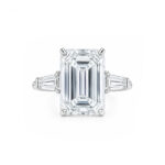 7.23ct Emerald Diamond Ring