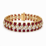 21.52ct Ruby and 15.58ct Diamond Bracelet