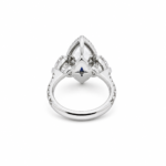 5.17ct Fancy Light Blue Marquise Diamond Ring - Image 2