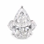 8.09ct Pear Diamond Ring