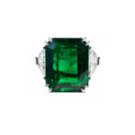 14.18ct Emerald and Diamond Ring