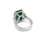 14.18ct Emerald and Diamond Ring - Image 3