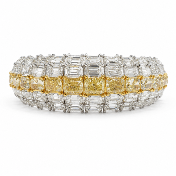51.80ct Diamonds Bangle Bracelet