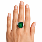 14.18ct Emerald and Diamond Ring - Image 4