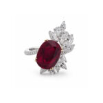 3.05ct Ruby and Diamond Ring