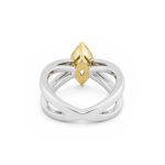 3.51ct Fancy Light Yellow Marquise Diamond Ring - Image 2