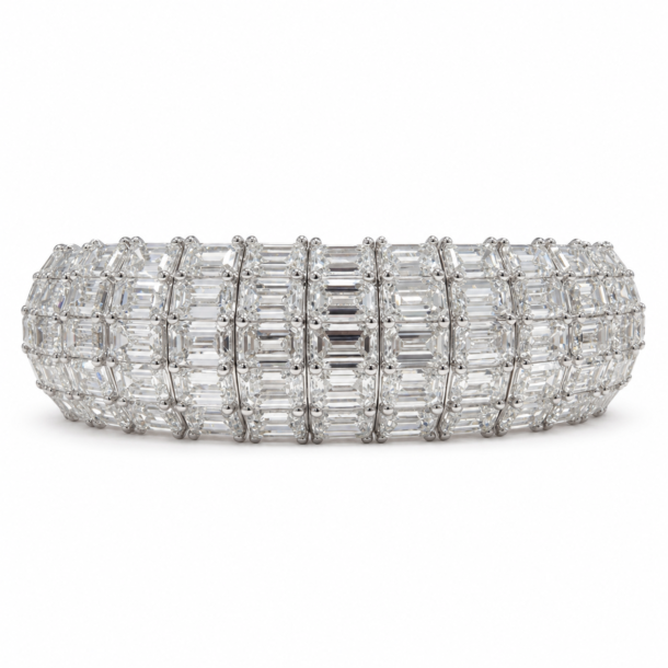 47.50ct Diamonds Bangle Bracelet