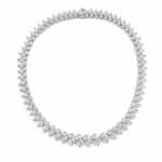 39.64ct Marquise Pear Shape and Oval Diamond Necklace